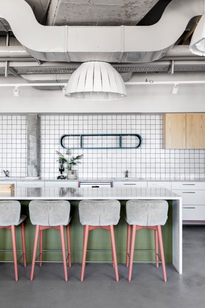 Interiors of Nuvo office headquarters, designed by Roy David Architecture