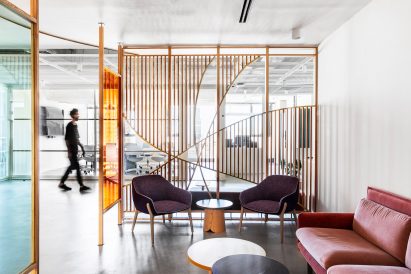 Interiors of Nuvo office headquarters, designed by Roy David Architecture