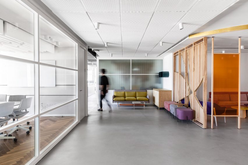 Interiors of Nuvo office headquarters, designed by Roy David Architecture