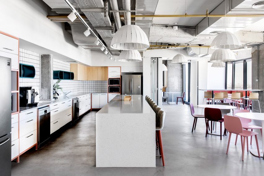 Interiors of Nuvo office headquarters, designed by Roy David Architecture