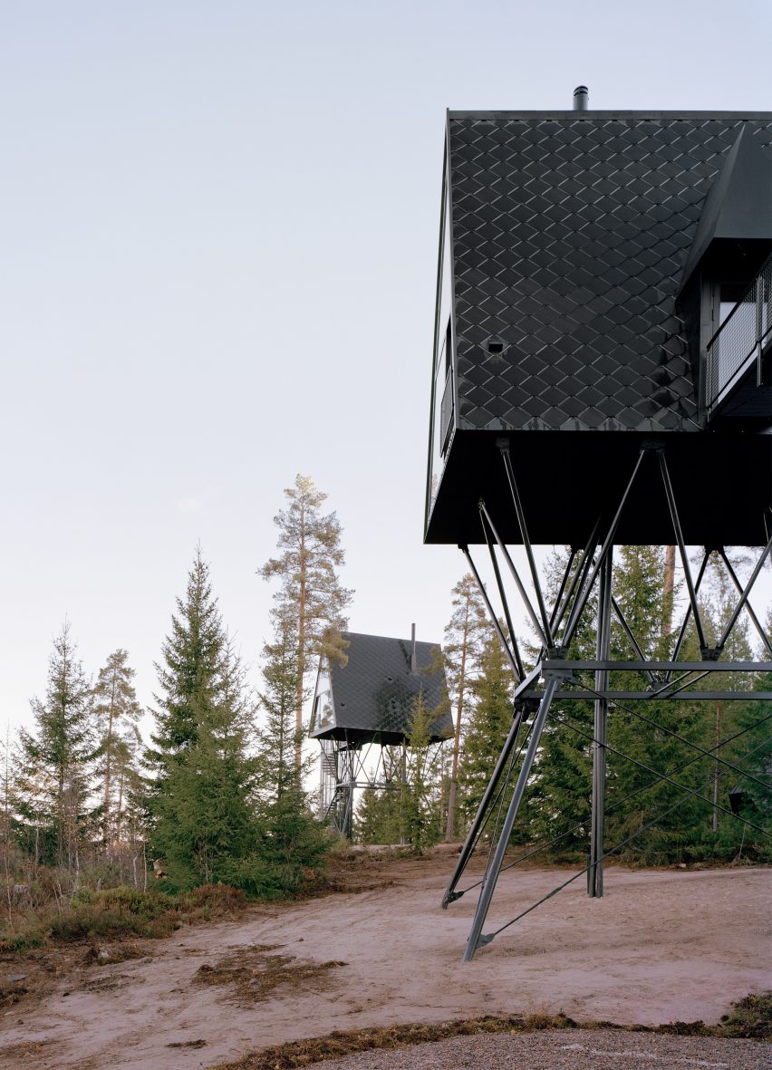 PAN Treetop Cabins by Espen Surnevik in Norway