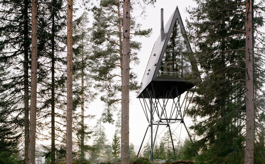 PAN Treetop Cabins by Espen Surnevik in Norway