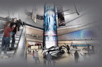 Pavilion USA 2020 for Dubai Expo 2020 by Fentress Architects