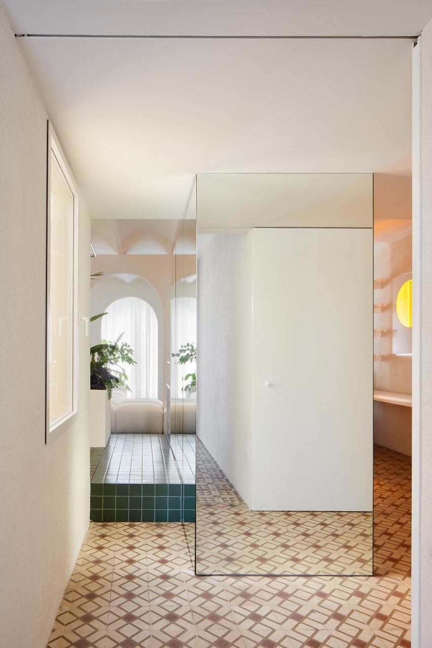 Interiors of penthouse apartment designed by PMAA