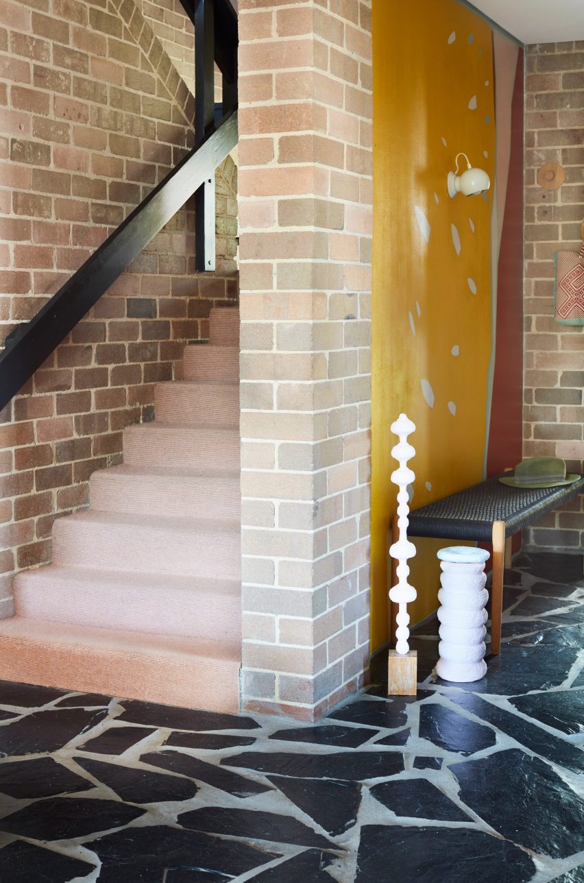 Interiors of Polychrome House, designed by Amber Road