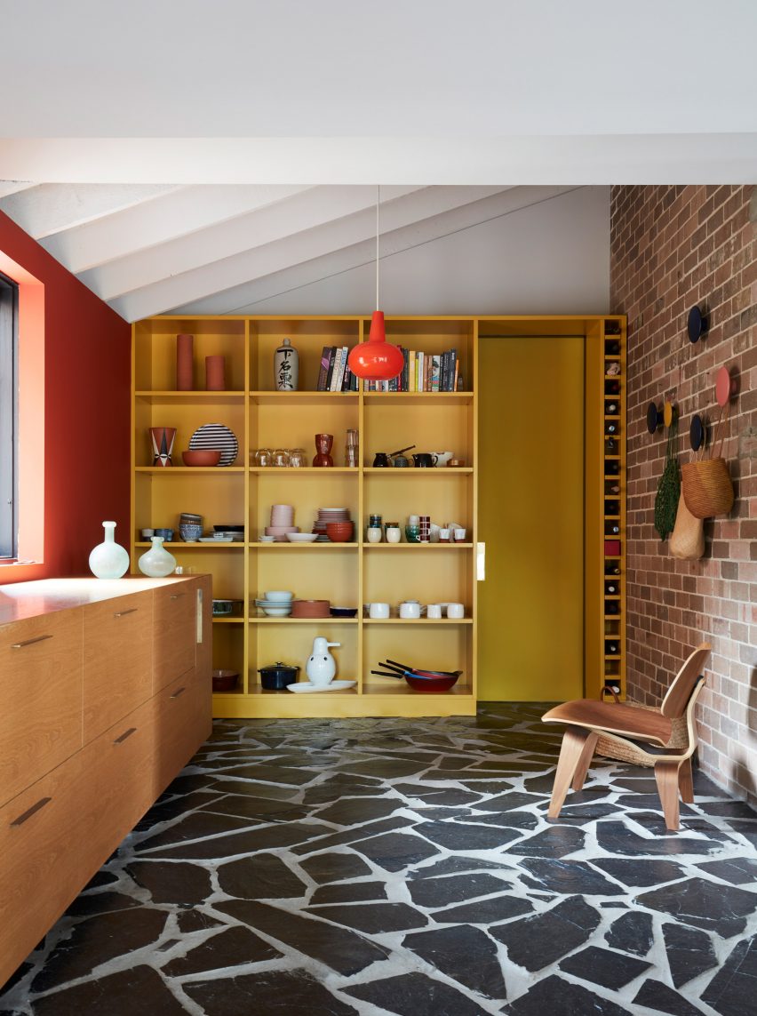 Interiors of Polychrome House, designed by Amber Road