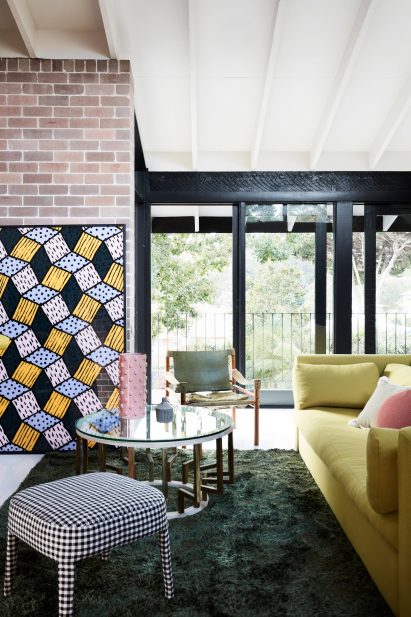 Interiors of Polychrome House, designed by Amber Road