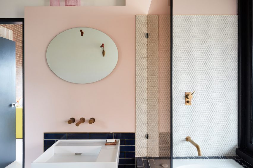 Interiors of Polychrome House, designed by Amber Road