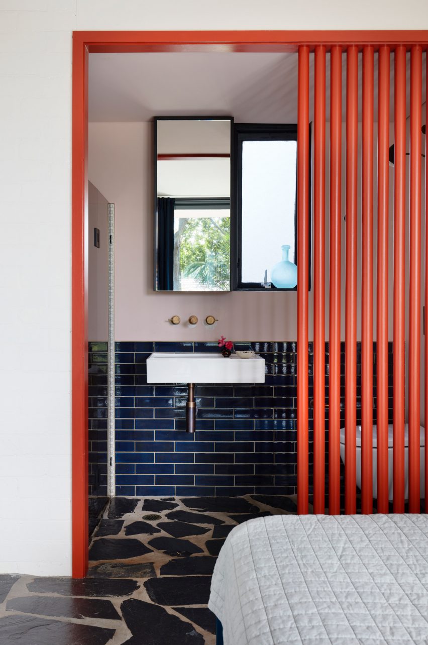 Interiors of Polychrome House, designed by Amber Road