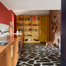 Interiors of Polychrome House, designed by Amber Road
