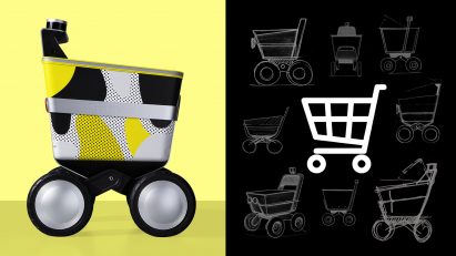 Serve delivery robot by New Deal Design and Postmates