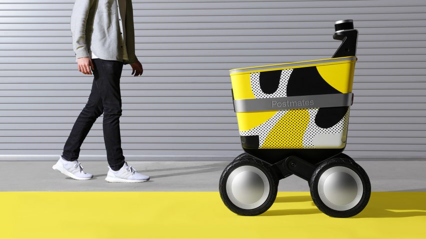 Serve delivery robot by New Deal Design and Postmates