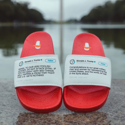 President Flip Flops by Sam Morrison