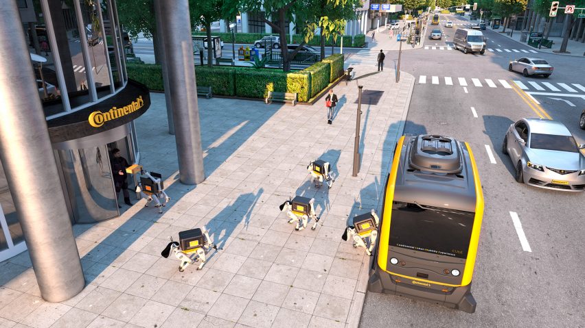 Continental's autonomous robot dogs could help deliver parcels