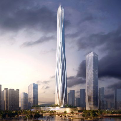 China's tallest building: Shenzhen-Hong Kong International Center by Adrian Smith + Gordon Gill Architecture