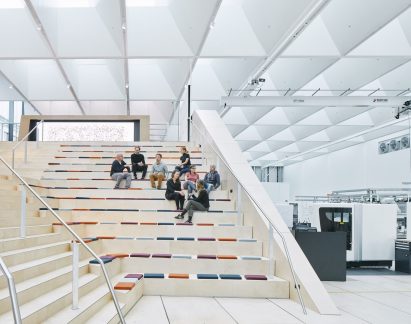 Swarovski factory: Swarovski Manufaktur by Snøhetta in Wattens, Austria