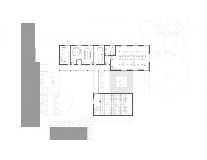 First floor plan of St Teresa’s Sixth Form College by IF_DO