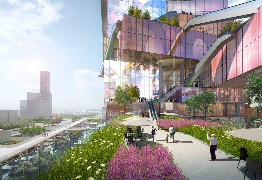 Taipei Twin Towers proposal by MVRDV