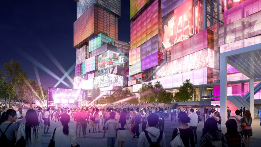 Taipei Twin Towers proposal by MVRDV