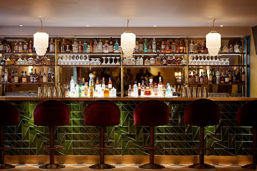 Interiors of The Conduit members club in London, UK