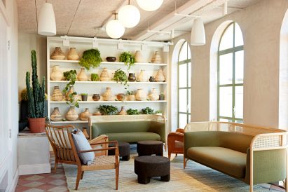 Interiors of The Conduit members club in London, UK