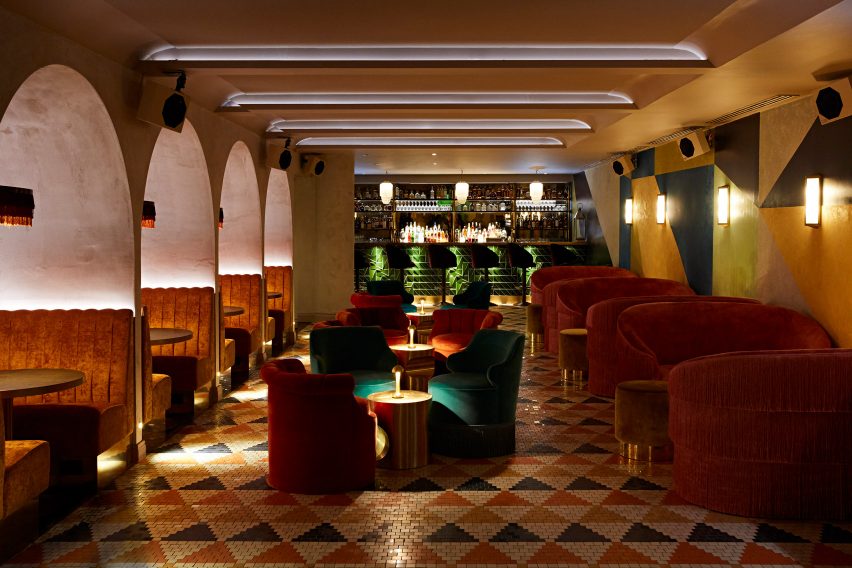 Interiors of The Conduit members club in London, UK