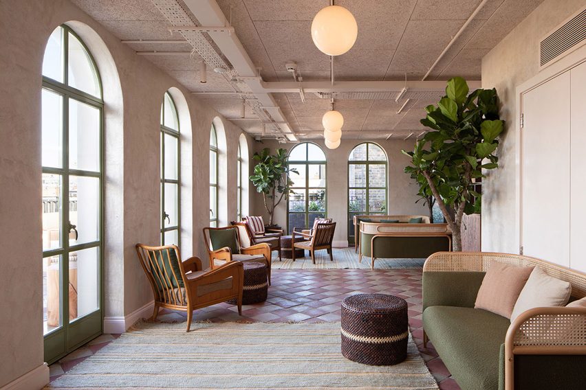 Interiors of The Conduit members club in London, UK