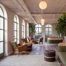 Interiors of The Conduit members club in London, UK