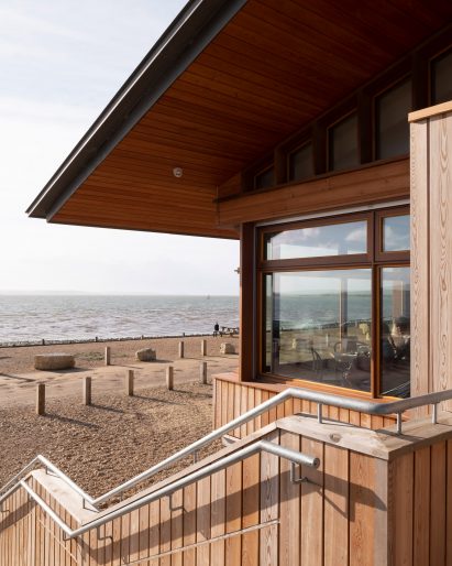 The Lookout in Lepe Country Park designed by Hampshire County Council's Property Services