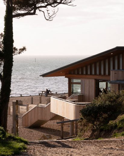 The Lookout in Lepe Country Park designed by Hampshire County Council's Property Services