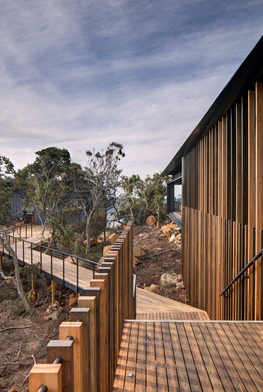 Three Capes Track Hiking Lodges designed by Andrew Burns Architecture