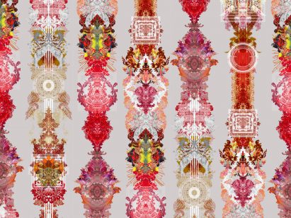 Timorous Beasties' wallpaper series features totemic patterns