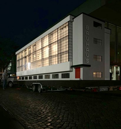 Wohnmaschine Bauhaus bus by Van Bo Le-Mentzel, for Spinning Triangles