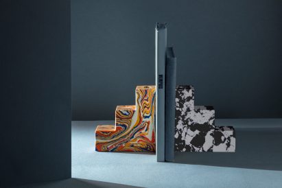Tom Dixon creates Swirl collection using newfound marble-like material