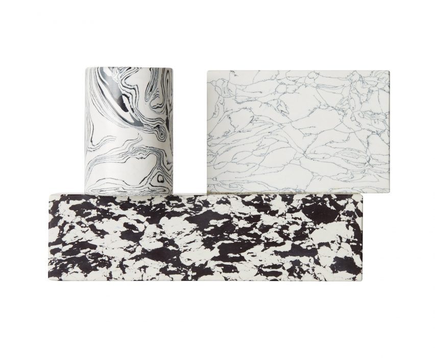 Tom Dixon creates Swirl collection using newfound marble-like material