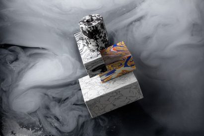 Tom Dixon creates Swirl collection using newfound marble-like material