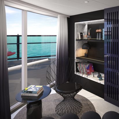 Tom Dixon designs retro-futurist suites for Virgin’s first cruise ship