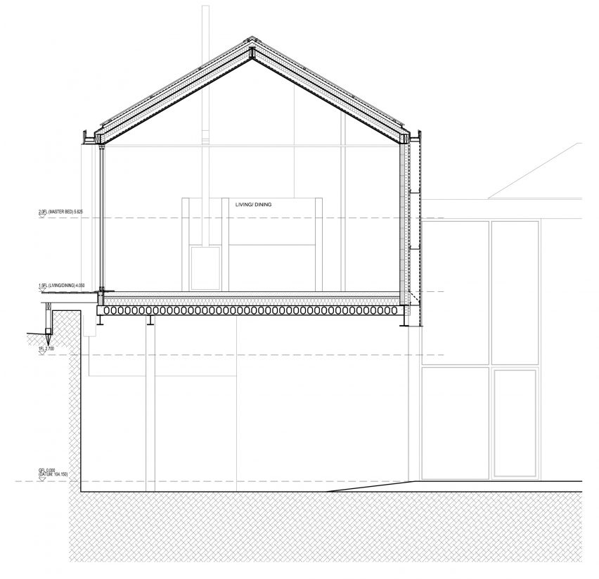 Twin-build house by Nik and Jon Daughtry in Sheffield