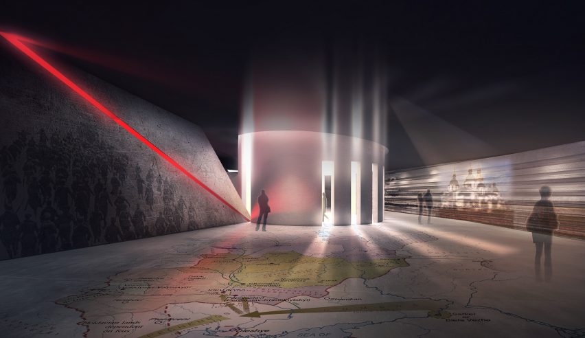 The Museum of the Great Famine by Nizio Design International and Project Systems LTD in Kiev, Ukraine