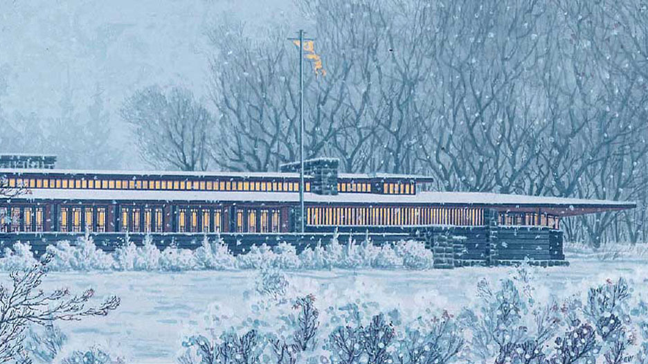 Frank Lloyd Wright's Banff Pavilion