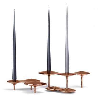 Zaha Hadid Design's candleholders appear to float in mid-air