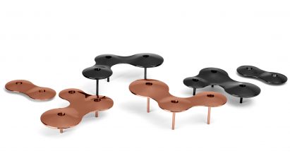 Zaha Hadid Design's candleholders appear to float in mid-air