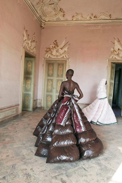 Moncler Genius collection by Valentino creative director Pierpaolo Piccioli at Milan Fashion Week