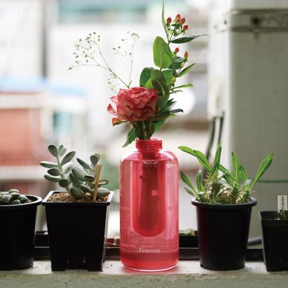 Firevase fire extinguisher vase