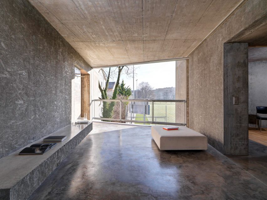 Gus Wüstemann affordable concrete housing in Zurich