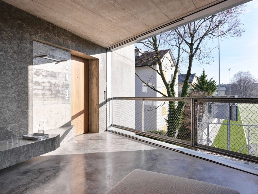 Gus Wüstemann affordable concrete housing in Zurich