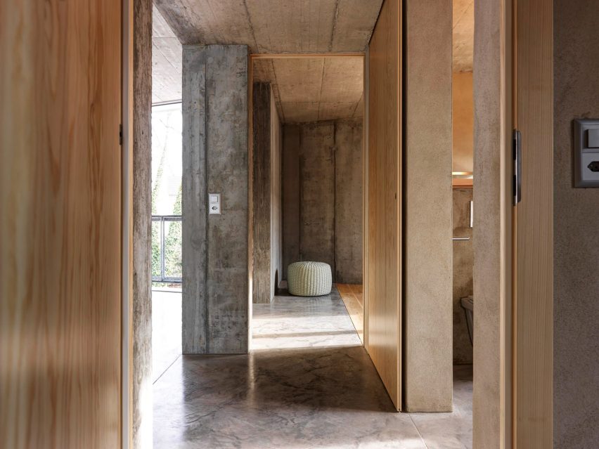 Gus Wüstemann affordable concrete housing in Zurich