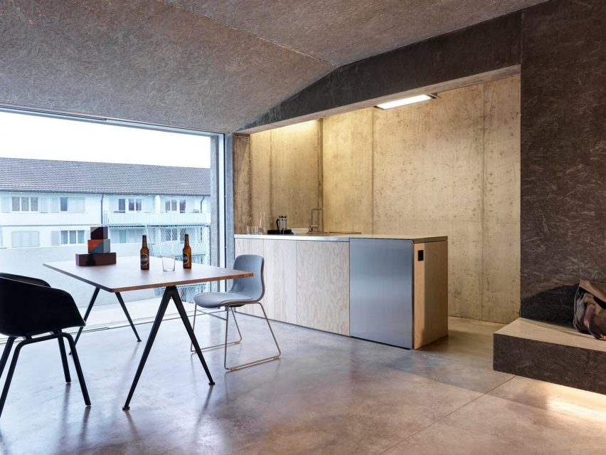 Gus Wüstemann affordable concrete housing in Zurich