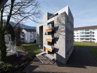 Gus Wüstemann affordable concrete housing in Zurich