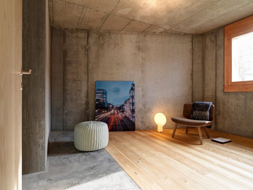 Gus Wüstemann affordable concrete housing in Zurich
